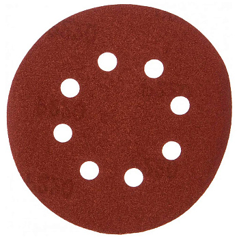 Диск самозацепляющийся с отверстиями 125мм А80 (14А 20/Р80) TSUNAMI (25шт)